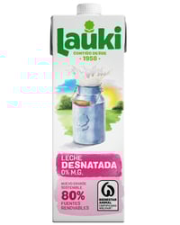 Leche Lauki desnatada brik 1 l