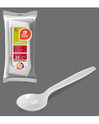 Cucharilla Blanca Reutilizable Best 25 u