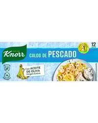 Caldo Knorr pescado con aceite de oliva virgen extra 12 pastillas 120 g