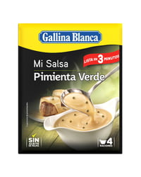 Mi salsa Gallina Blanca pimienta verde 50 g