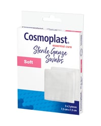 Compresa gasa esterilizada Cosmoplast 3x2 u 7.5 cm x 7.5 cm