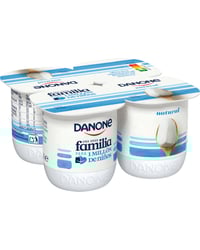 Yogur Danone natural Pack 4x120 g