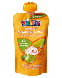 Bolsita Pasitos Baby Manzana, Melocotón y Pera 120 g