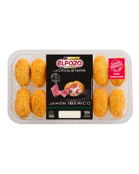 Croquetas de Jamón Ibérico Legado ElPozo bandeja 360 g