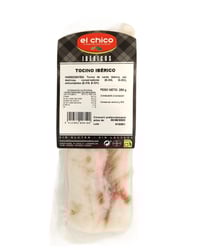 Tocino Ibérico El Chico de cerdo salado trozos 250 g