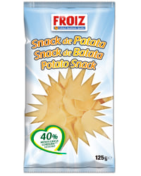 Snack de patata Froiz 40% menos grasa 125 g