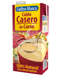 Caldo casero Gallina Blanca carne 100 % natural 1 l