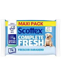 Papel higiénico Scottex húmedo WC 74 u