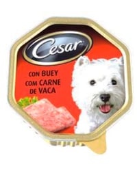 Comida perros Cesar tarrina buey 150 g