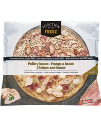Pizza Froiz Selection con pollo, bacon y perlas de queso mozzarella 460 g