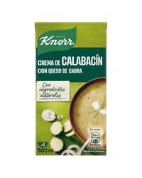 Crema Fina Knorr calabacín con queso de cabra 500 ml