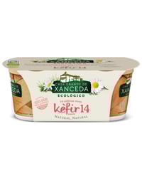 Kéfir Xanceda ecológico natural entero 2x125 g