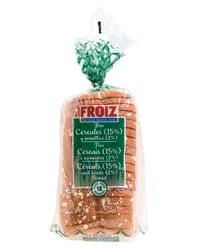 Pan molde Froiz cereales (15%) y semillas (2%) 675 g
