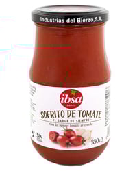 Sofrito de tomate Ibsa frasco 350 g