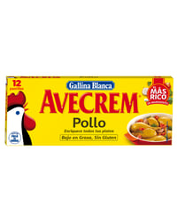 Caldo de pollo Avecrem Gallina Blanca 12 pastillas 120 g