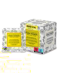 Toallitas húmedas de limón Brevia monodosis 12 u