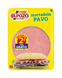 Mortadela ElPozo pavo 225 g