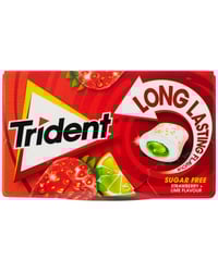 Chicle Trident Splash fresa y lima sin azúcar 22 g