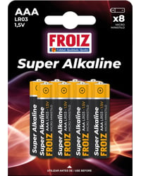 Pila Froiz Alkalina AAA LR03 8 u