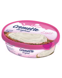 Crema de queso Cremette natural light para untar 200 g