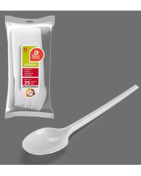 Cuchara Blanca Reutilizable Best 25 u