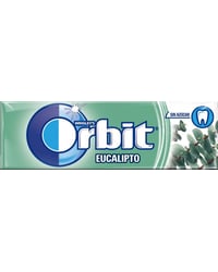 Chicle Orbit eucalipto gragea 10u