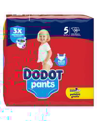 Pañal-braguita Dodot Pants Talla 5 30 u