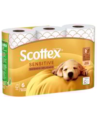 Papel higiénico Scottex Sensitive 6 rollos