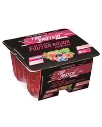 Gelatina Powerking proteínas sabor frutos rojos 4x100 g