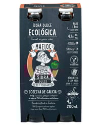 Sidra Maeloc dulce Ecológica 4x20 cl