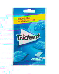 Chicle Trident bolsa menta 43.5 g 30 u