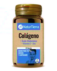 Colágeno+ ácido hialurónico Naturtierra 30 cápsulas