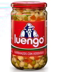 Garbanzos con verduras Luengo 400 g
