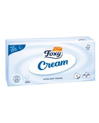 Pañuelos faciales Foxy Cream 4 capas 75 u
