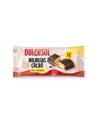 Milhoja Dulcesol cacao rellena con crema 3 u 150 g