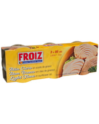 Atún claro Froiz en aceite de girasol fácil apertura 3x52 g