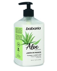 Jabón líquido Babaria aloe vera dosificador 500 ml