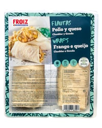 Flautas Froiz pollo y queso (Cheddar y Gouda) 275 g