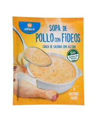 Sopa Alteza pollo con fideos sobre 72 g