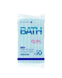 Esponjas jabonosas Bath Suavipiel 10 u