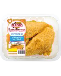 Solomillo de pollo empanado extratierno ElPozo bandeja 415 g