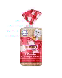 Pan molde Bimbo integral 8 cereales sin corteza 450 g