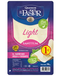 Queso El Pastor Light Bajo en Sal Lonchas 70 g