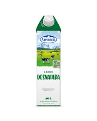 Leche Asturiana desnatada brik 1 l