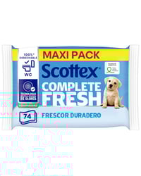 Papel higiénico Scottex húmedo WC 74 u