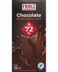 Chocolate Froiz negro 72 % cacao 100 g