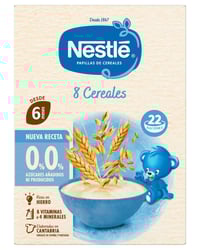 Papilla Nestlé 8 Cereales con Bifidus 330 g