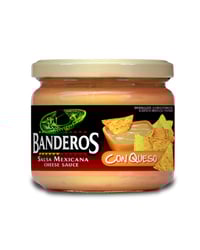 Salsa Banderos Mexicana con queso 300 g