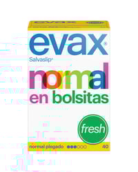 Salvaslip Evax Fresh en bolsitas 40 u