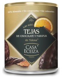 Tejas de Tolosa Casa Eceiza naranja y chocolate 160 g